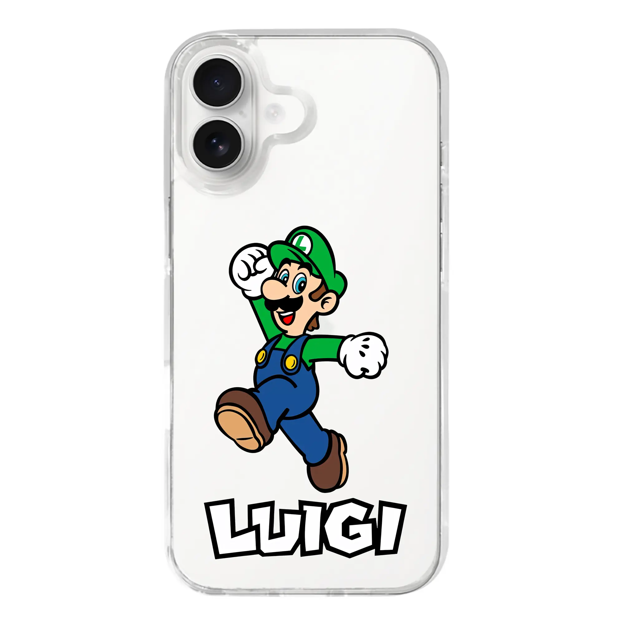 マリオ グッズ ルイージ - iPhone 17シリーズ 透明スマホケース – 薄型・耐衝撃・精密フィット保護カバー